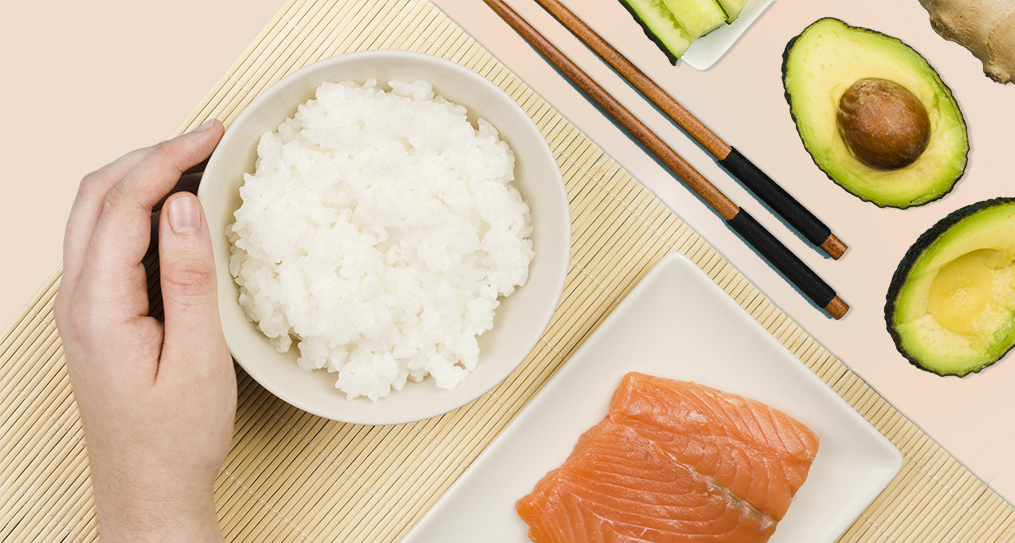 Mise en scène de montage des chirashis chez Veng Hour dans les restaurants avec stand japonais